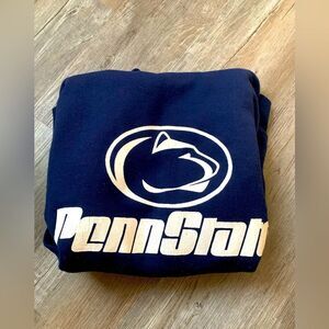 Russell Athletic Penn State Sweatshirt Hoodie Pullover Navy Blue White Size L XL